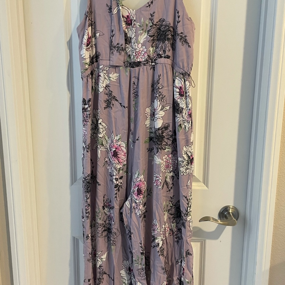 Floral cropped jumpsuit torrid